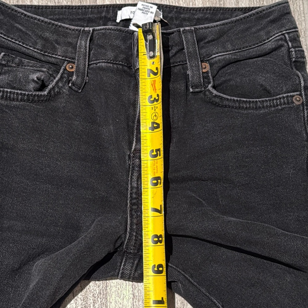 Forever 21 XS faded black bellbottom jeans - Picture 10 of 16